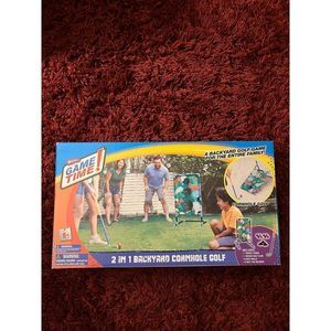 2 in 1 Backyard Cornhole Golf New